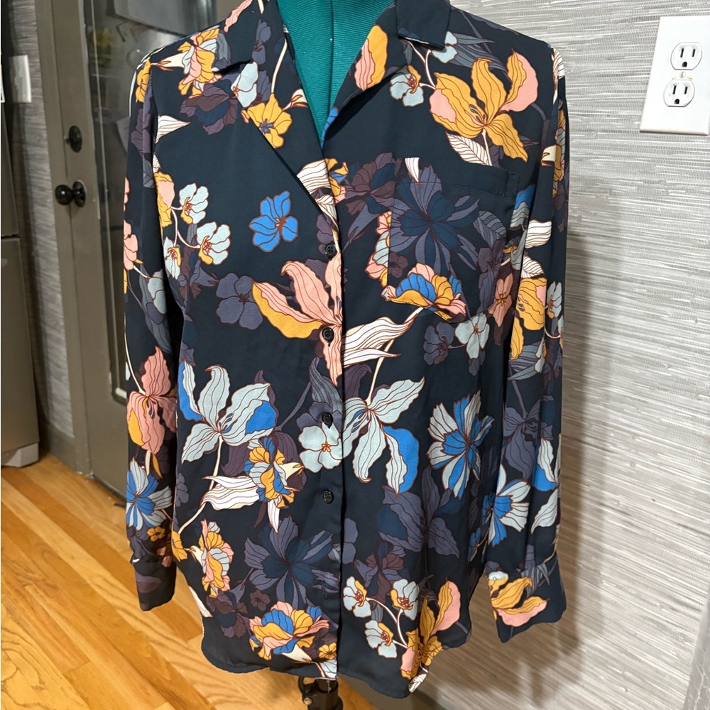 Who What Wear  Floral Blouse